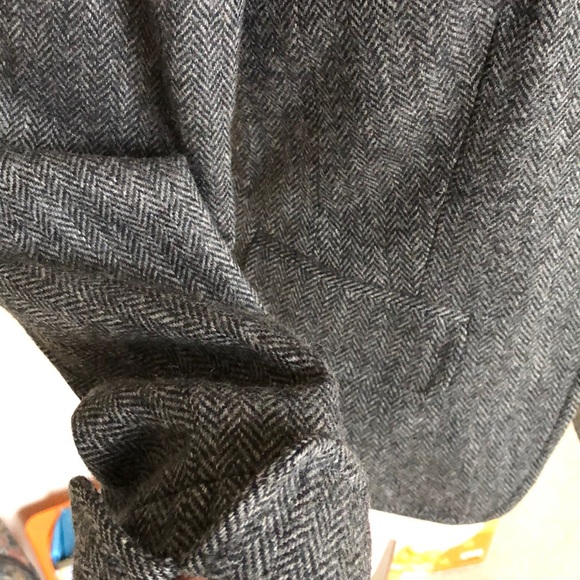 WOOL HERRINGBONE TWEED BLAZER - Picture 4 of 5